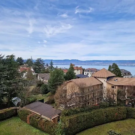 Au Beau Voyage A 2 Pas Des Thermes Thonon-les-Bains Exterior photo